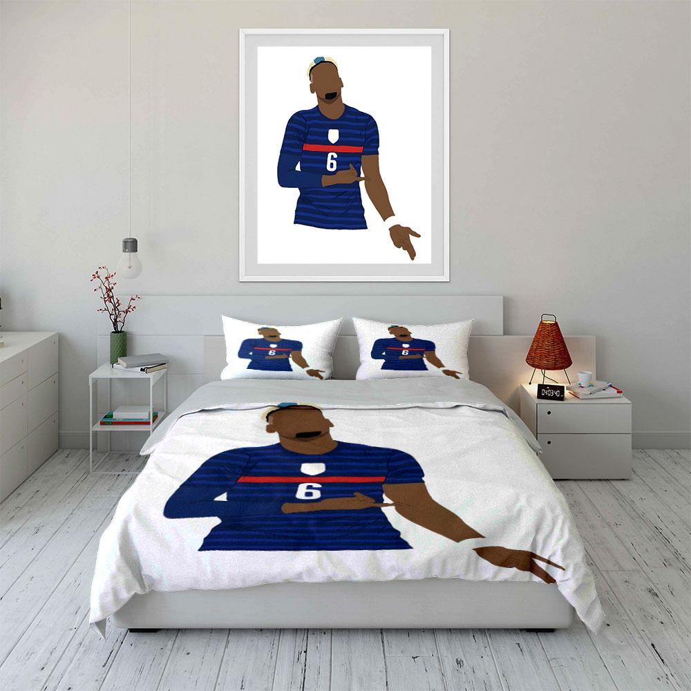 Athlete illustration in uniform. Bedding sets Duvet cover sets Duvet covers Pillowcases(1 * Duvet Cover 2 * Pillowcases without duvet insert)
