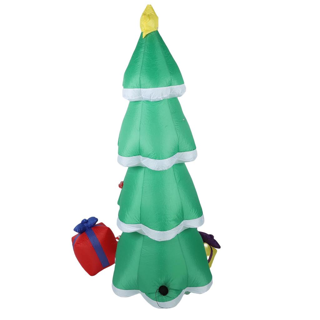 6.9ft Inflatable Xmas Tree Outdoor Decoration Blow Up Xmas Tree Yard Decor with LED Light for Xmas Holiday Party Garden Patio Lawn Decor