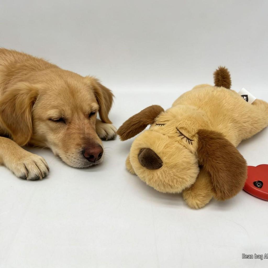 Interactive Heartbeat Puppy Plush Toy for Soothing Companionship