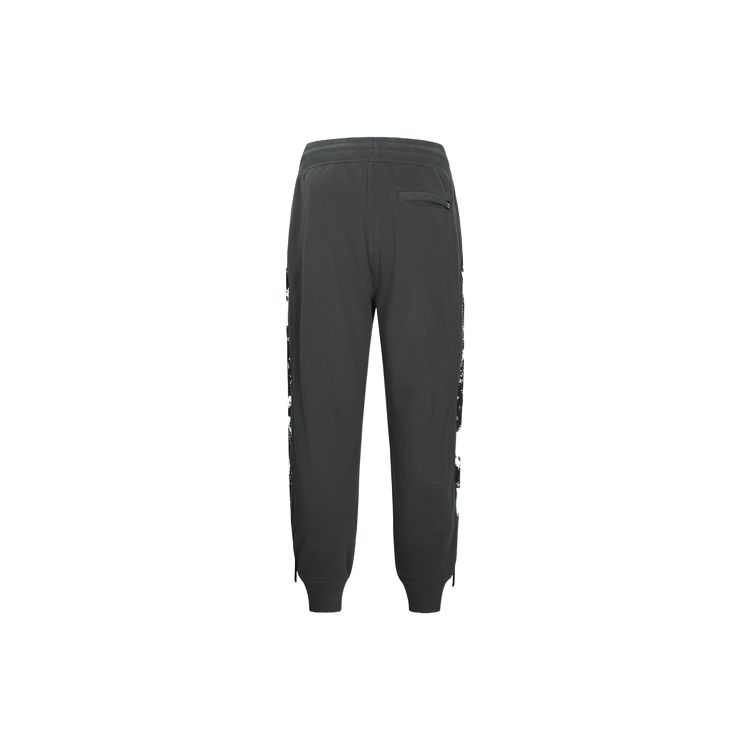 Evisu FW23 Yin Yang Seagull Logo Embroidered Sweatpants Men bottoms Dark-Gray 2EAGNM3SP5194XXCT