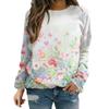 Women's T-Shirts Beautiful Flower and Bird 3D Printed Women's Long Sleeve T-shirt