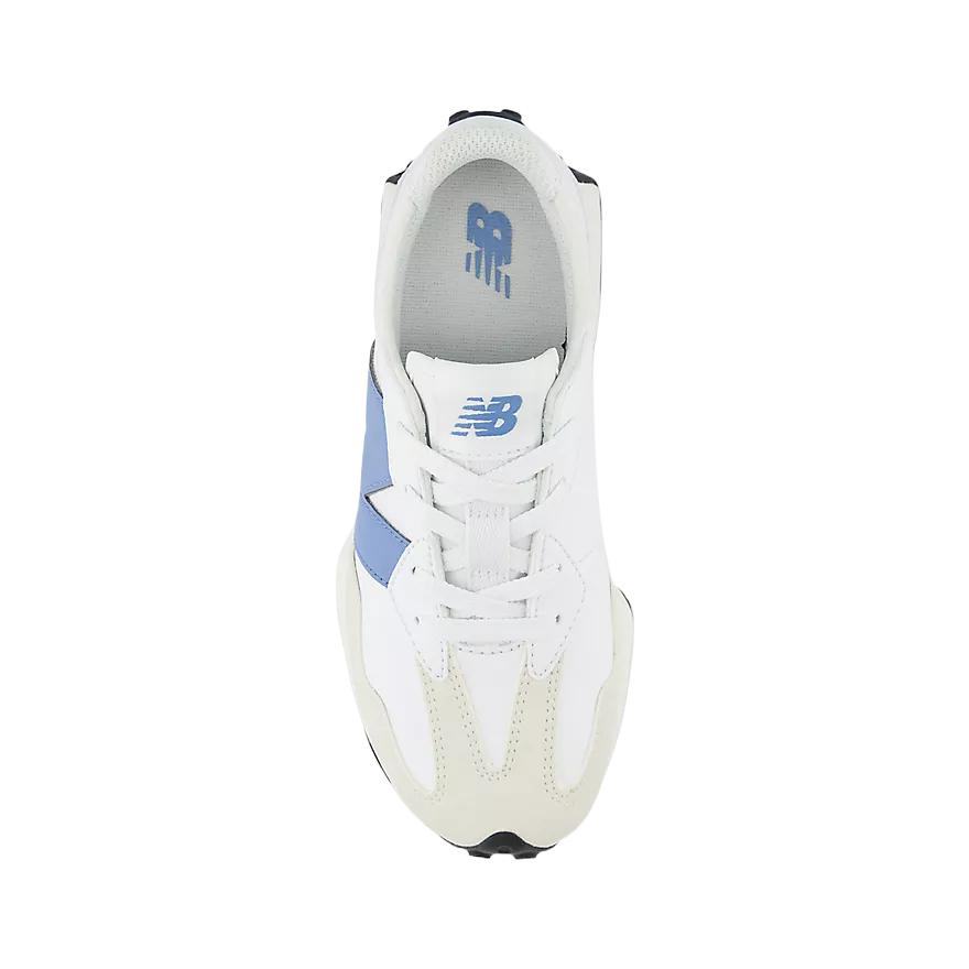 New Balance 327 Little Kid White Blue Laguna Kids Sneakers PS327SW