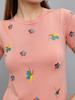 Monte Carlo Women Regular Fit Pink Top