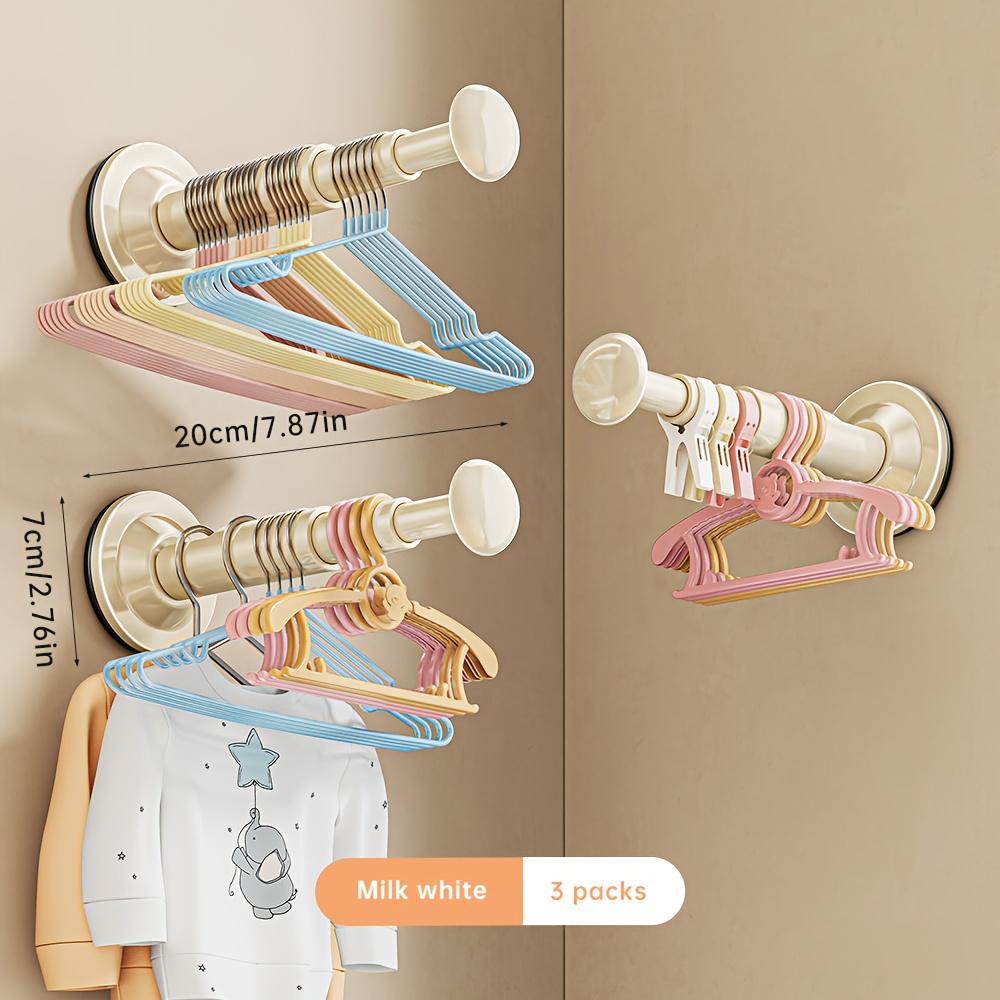 Suction Cup Hanger Clothes Hanger Storage Rack Household Hanger Multi-function Storage Artifact Household Balconies Wall Hanging