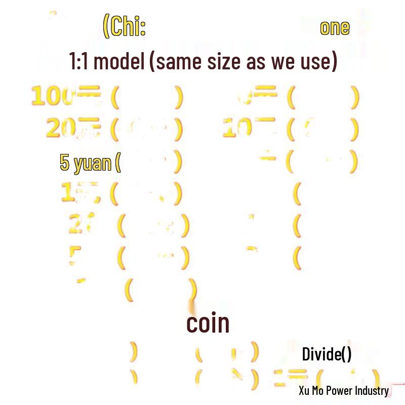 Simulated Currency Banknotes for Grade 1-2 Math and Learning Tools for Kids