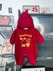 Make Your Wishes Come True: New Year Parent-Child Jujube Red Sweatshirt for Autumn/Winter - Family Outfit for Three or Four