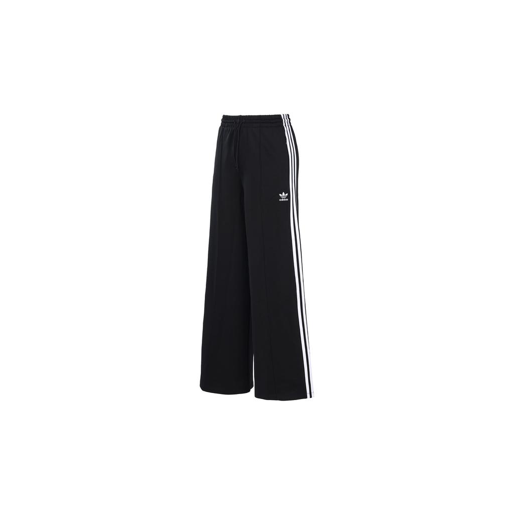 adidas Originals Women's PRIMEBLUE Classic 3-Stripes Wide Leg Pants Black GD2273