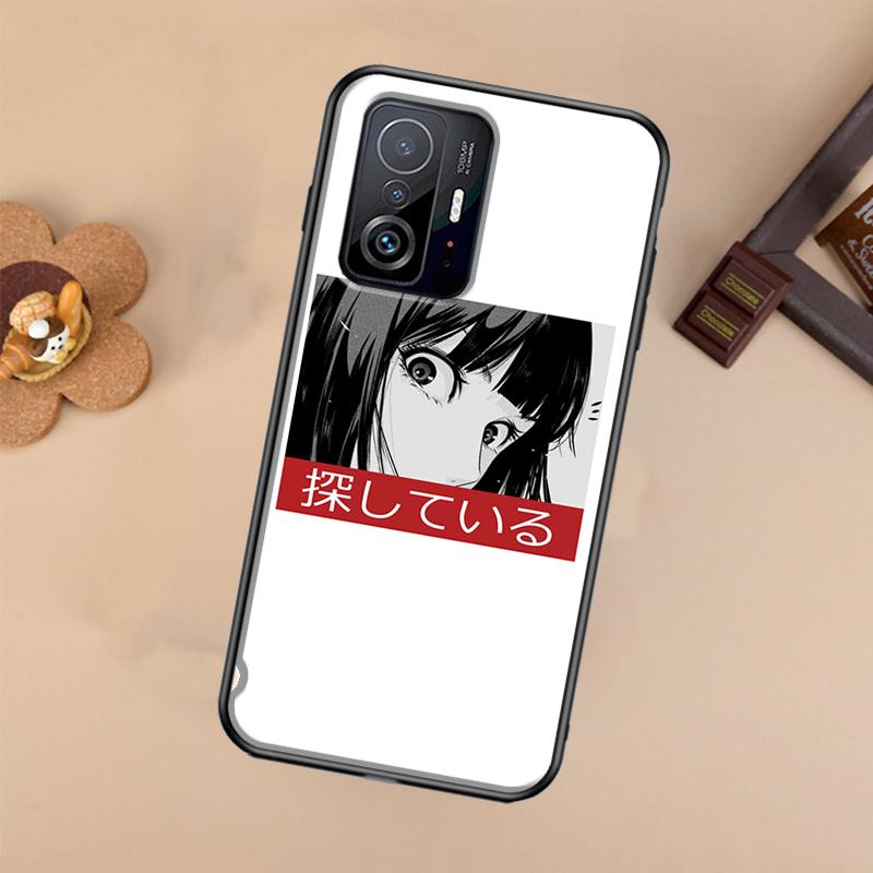 Sad Japanese Anime Case For Xiaomi POCO X7 X6 X5 X3 Pro F3 F5 F6 M6 Pro 13 14 Ultra 11T 12T 13T 14T Pro Cover