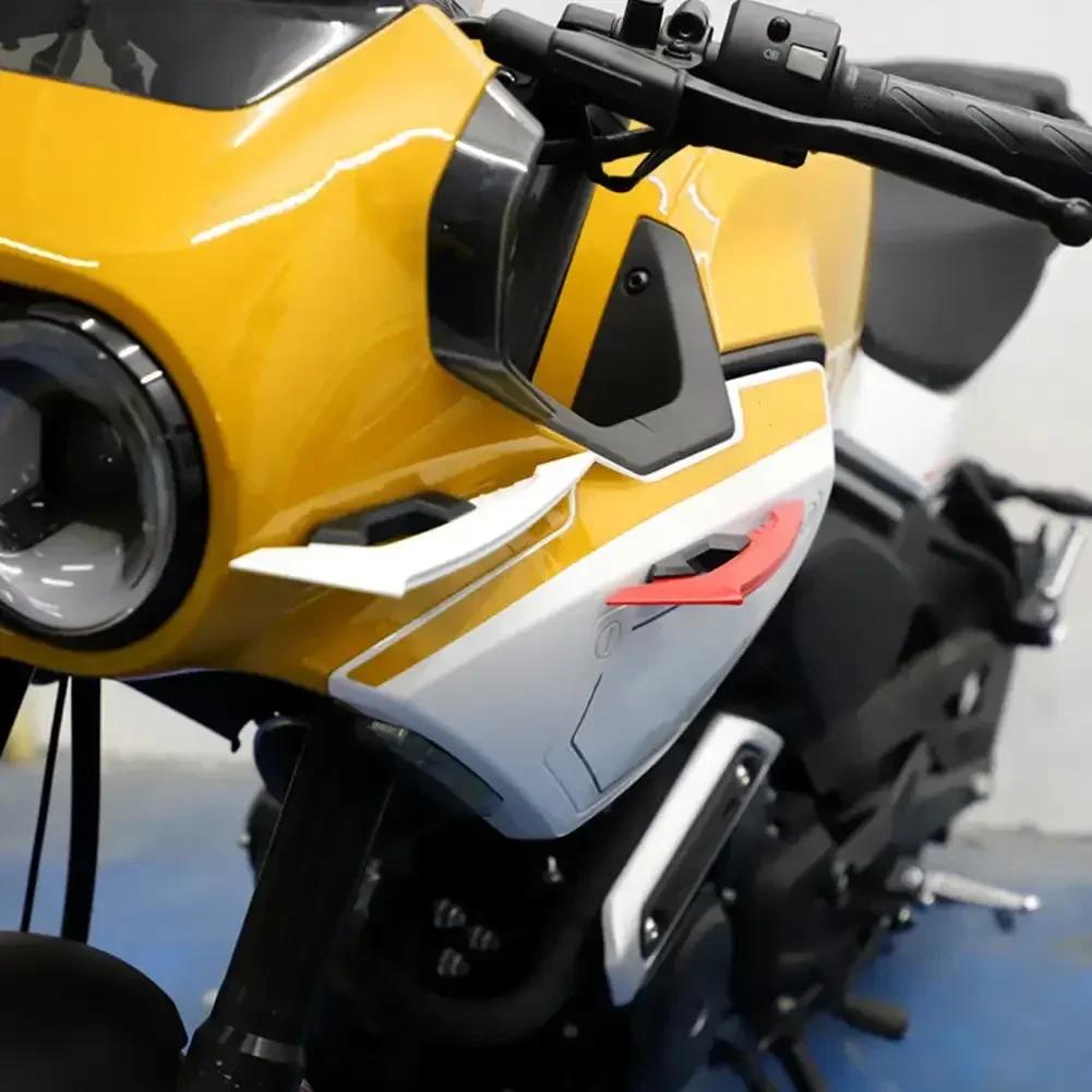 2Pcs Aerodynamic Winglets Motorcycle Front Side Spoiler Fixed Wind Wing Set for 250SR Streamlining Motorcycle Accessories