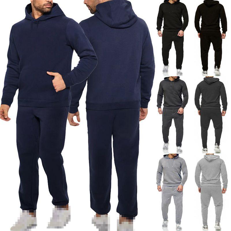 Immaculate Quality Mens Pullover Tracksuit Hoodie Jogging Bottoms Set With Stretch Fabric