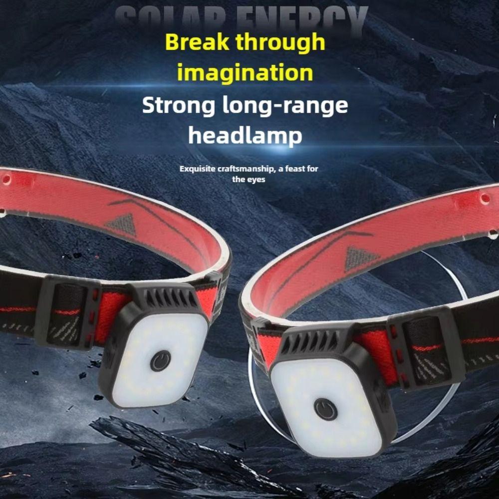 USB Rechargeable Headlights Mini Portable Green LED Rechargeable Flashlight Alternating Traffic Clip On Wearable Flashlight