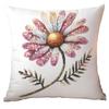 New Glitter Daisy Printed Pillowcase Light Luxury Floral Home Living Room Sofa Cushion Pillowcase