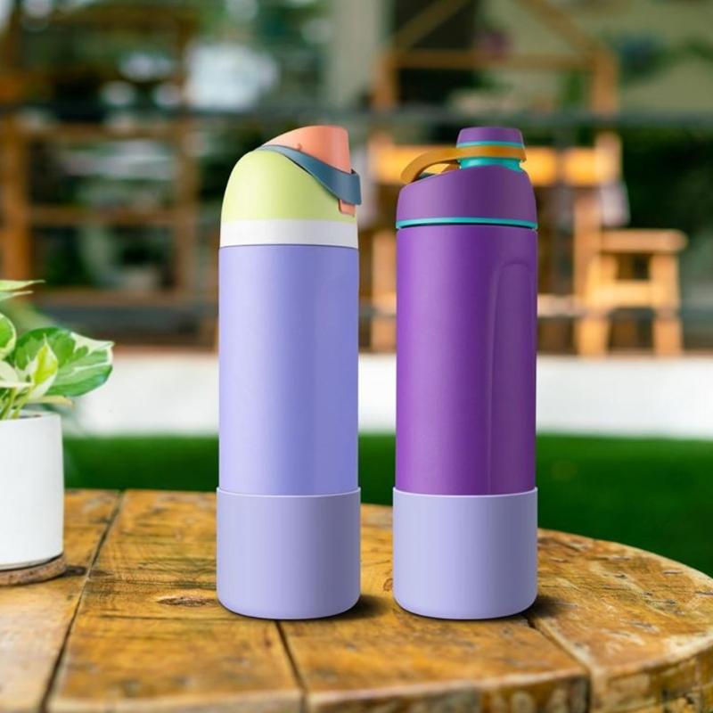 Silicones Cup Bottom Cover Nonslip Design Water Bottle Boot For Travel Outdoor Activity Kids Safe Tumblers  Protector