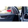 For Hyundai Tucson    Car Accessories ABS Chrome Interior Front Door Triangle Cover Trim  A Pillar Trim Audio Frame