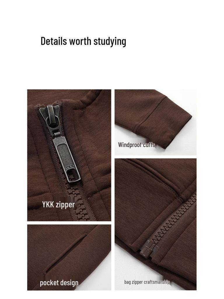 Women's Canary Jacket: Autumn/Winter Casual Cardigan, Stand-Up Collar, Windproof, Thickened, Warm Sports Top.