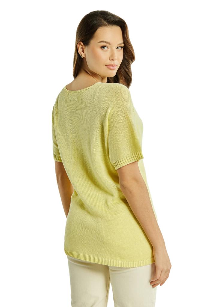 Amadea Women' Blouse, Yellow Blouse by Kamea