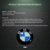4 piezas/juego Para Motocicleta BMW Tanque de Combustible Logo de Coche Modificado Metal 3D Pegatina Decorativa Personalizada para Rueda de Coche 63mm