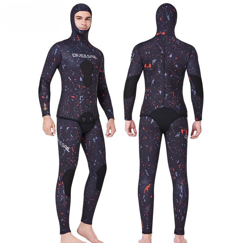 Puan Outdoor Free Diving Camouflage Wetsuit