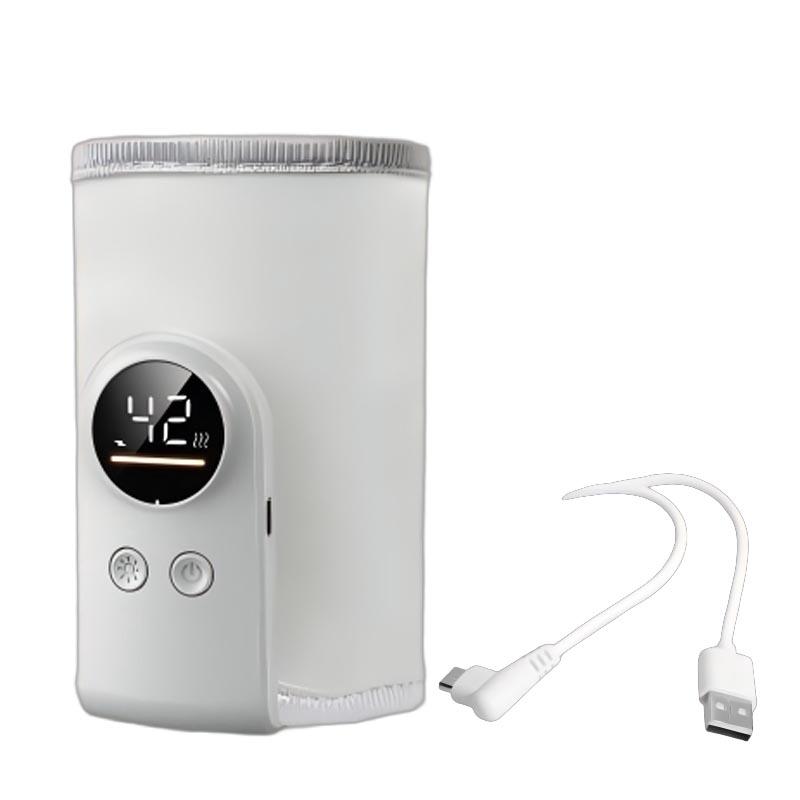 

Usb Baby Milk Warmer Baby Nursing Cup Heater Portable Smart Temperature Control Bottle Warmer Sleeve Outdoor Travel Accessories (As shown-33432)-USB