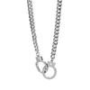 Handcuffs Trendy and Cool Style Thick Chain Clavicle Chain Style Hip Hop with Pendant Necklace