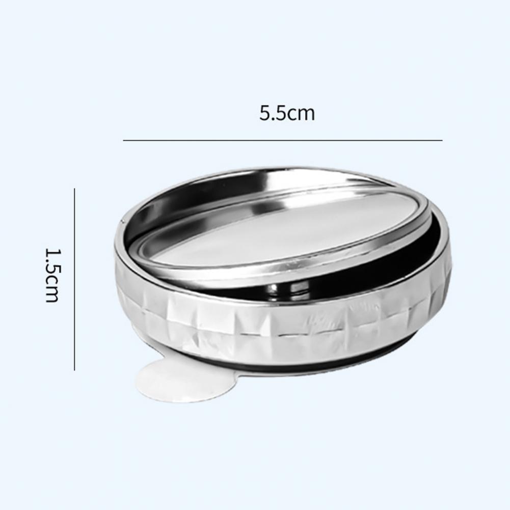 Car Blind Spot Rear View Mirror Wide Angle 360 Degree Adjustable Small Round Mirror Car Reverse Auxiliary Rearview Convex Mirror