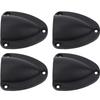 4Pcs  Nylon Cable Vent Cover for Boats/Yachts/Kayaks | Weather - Proof Wire Guard with Mounting Screws