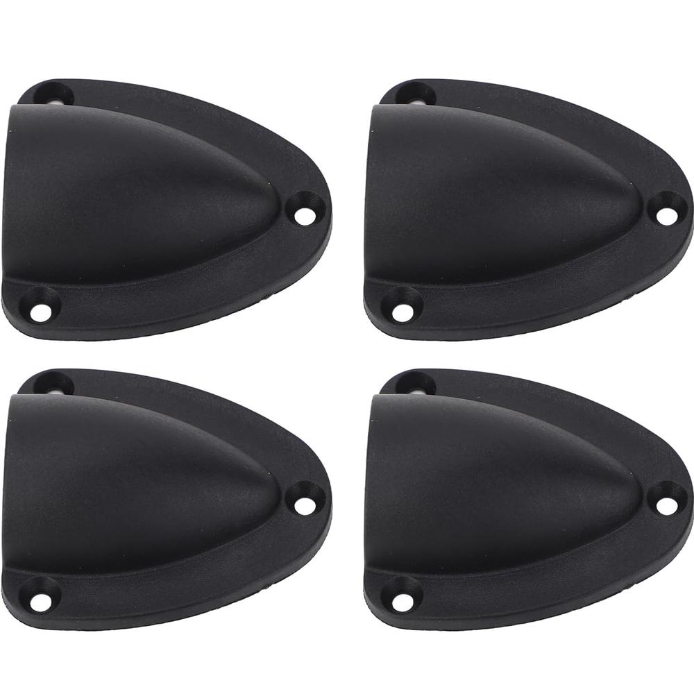 4Pcs Nylon Cable Vent Cover for Boats/Yachts/Kayaks | Weather - Proof Wire Guard with Mounting Screws