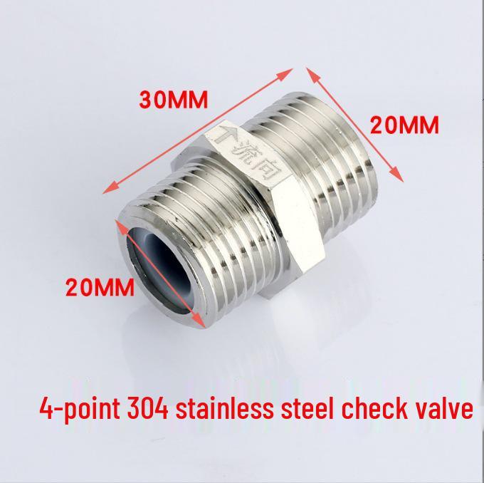 All-Copper Anti-Backflow One-Way Toilet Check Valve for Bathroom & Water Heater