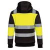 Portwest Men's PW3 Class 1 High-Vis Full Zip Hoodie