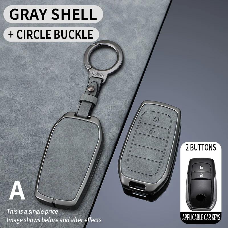 Svagd6 Zinc Alloy Car Key Case Full Cover Shell Fob For Toyota Corolla Altis Auris Aygo Yaris Camry RAV4 Verso TC IM Shell Accessories