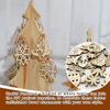 1 Set Wood Slice Lovely Hanging Ornaments Holiday Party Decorations Embellishments Slices for Home Tree Yards Home Wall