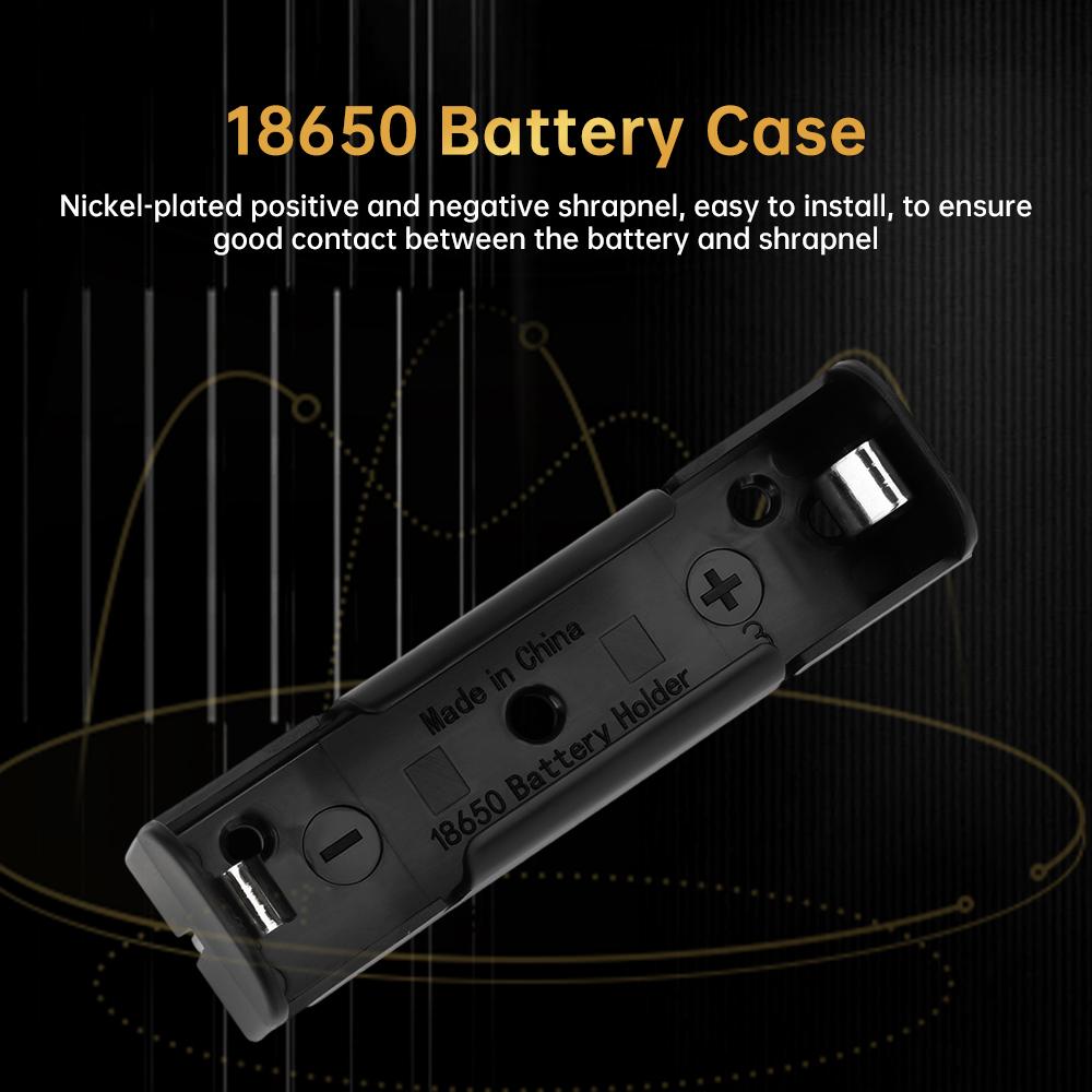 18650/21700 Battery Case 1/2/3/4 Section Battery Holder PC+ABS Fireproof Material DIY Power Bank Accessory Box Contains Shrapnel