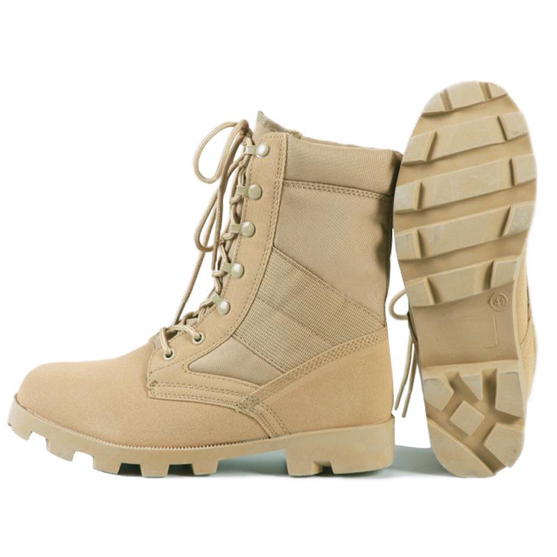 Outdoor High-Top Desert Combat Boots for Tactical Use