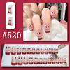 Manicure Sheet, Fake Nails, Finished Product, Simple Lemon Ice Style Manicure, Hair Change, Wearing Nails
