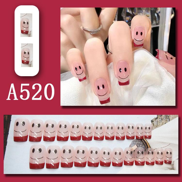 Manicure Sheet, Fake Nails, Finished Product, Simple Lemon Ice Style Manicure, Hair Change, Wearing Nails
