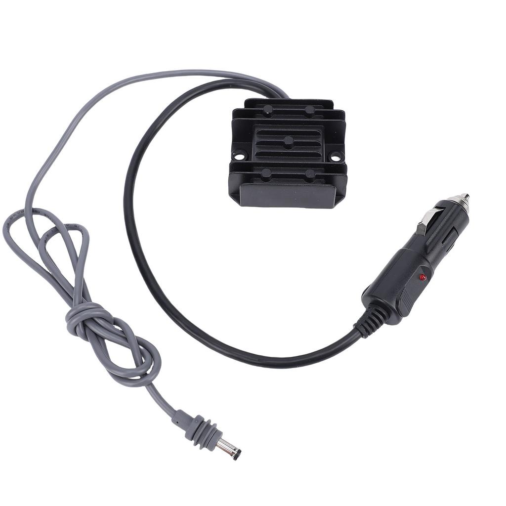 Step Up Power Adapter with Cigar Lighter Plug 16AWG Power Cord Step Up Converter for Car RV Boat Trailer