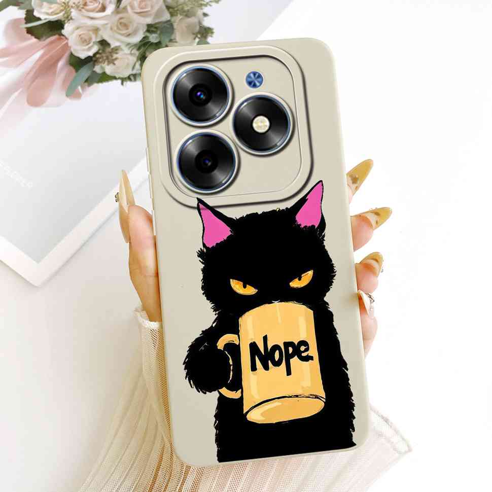 For Itel S23 Plus 4G Case Simple Style Sunset Soft Silicone Back Cover For ITEL S23 Plus 4G Phone Cases Fundas