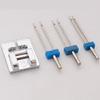 3Pcs Twin Needle Stretch Machine Needle and Presser Foot Replacement Set for Most Household Sewing Machine