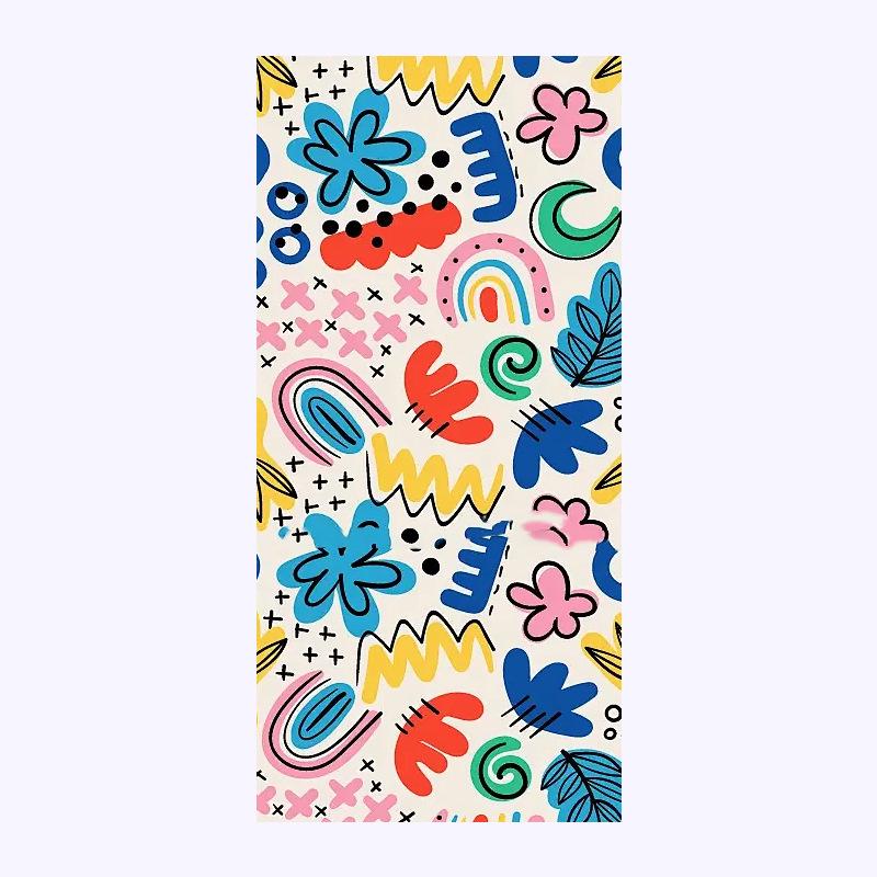 Quick-Dry Microfiber Double-Sided Beach & Sports Towel with Custom Digital Print