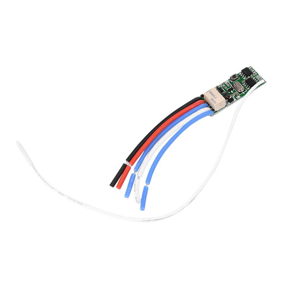 DC3V-18V 433MHz Mini Wireless Remote Control Switch Small On/Off Relay Module Easy Wiring for LED Light DIY Home Appliance