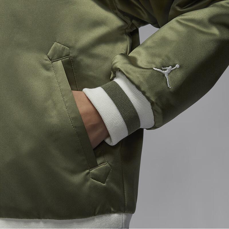 Jordan Fashionable Comfortable Versatile Polo Shirt Jacket Women Jacket Green FV7138-222