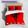 Alien 3pcs Bedding Set Duvet Cover Closure Includes 1 Duvet Cover & 2 Pillowcases for All Seasons Bedroom Home Dorm Decor