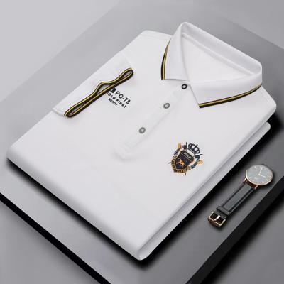 Polo tendance pour homme à coupe ample: Décontracté, Respirant, Manches Courtes, Style Été