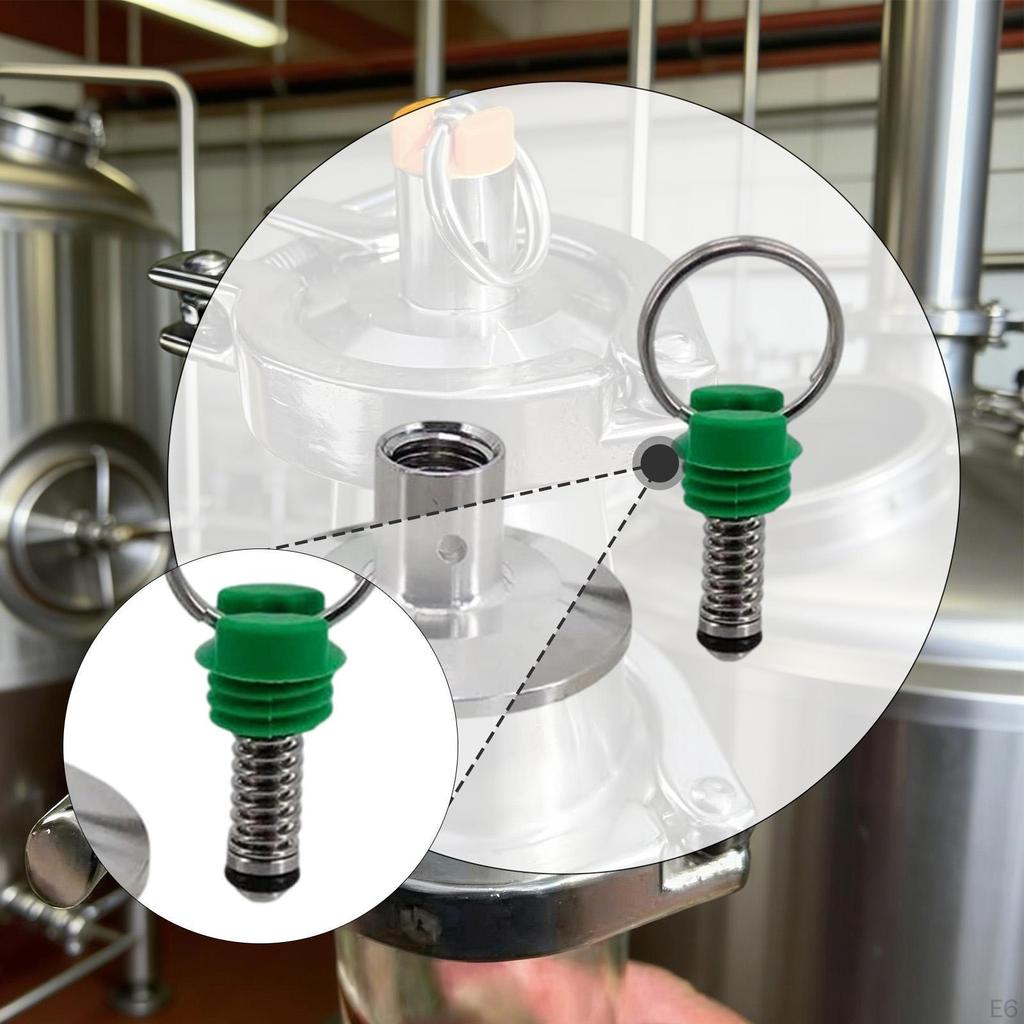 1.5 inch End Cap Beer Fitting Sturdy Professional Easy to Install Brew Making Accessory Stainless