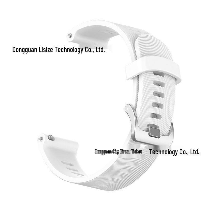LisiZe Silicone Watch Band Compatible with Garmin Forerunner 245/645, 20MM Official Style