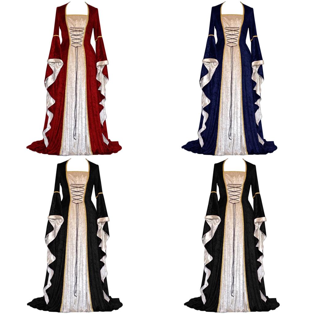 Stupendo Abito Gotico Vittoriano Vintage Perfetto Per Feste Medievali Ed Eventi Cosplay