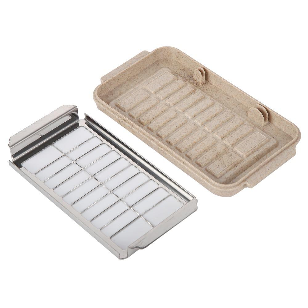 Transparent Cover Butter Storage Container 2 In 1 Design Cheese Storage Box Restaurant Use