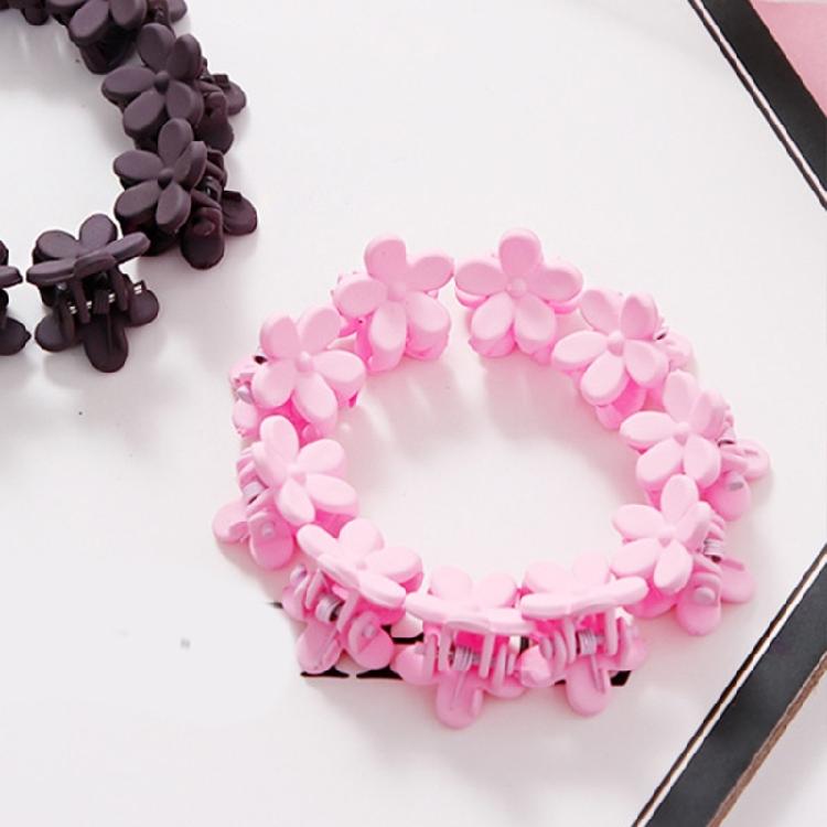 10PCS Small Flower Hair Claw For Children Secure Side Bang Clip For Women and Student Girl Daily Hair Styling Tool