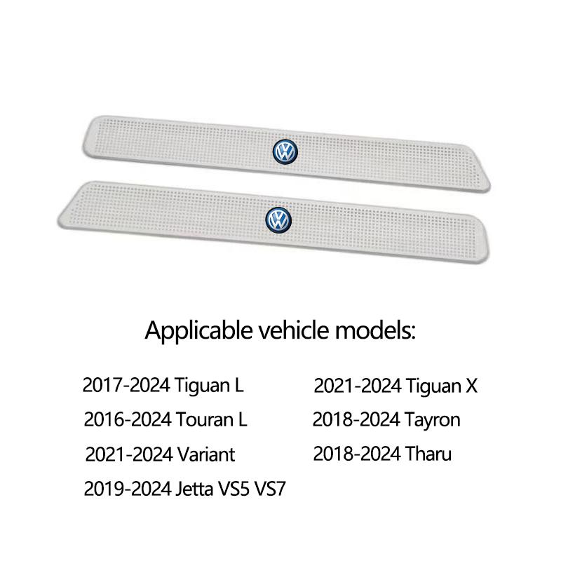 ABCD1 2Pcs Car Seat Air Conditioning Rear Vent Outlet Protection Cover For VW Passat Tiguan X L Touran L Golf 7 8 Jetta VS5 Magotan CC