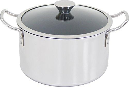 Urushiyama Metal Industry Duo IH Double-Handled Pot, 22cm, DUO-22W